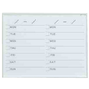 ホワイトボード MRシリーズ (壁掛) スケジュール MR2S 板面寸法 W610×H460 (MR2S)