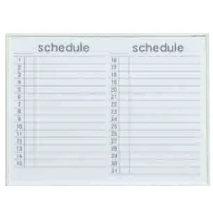 ホワイトボード MRシリーズ (壁掛) スケジュール MR2Y 板面寸法 W610×H460 2列 (MR2Y)