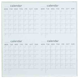 ホワイトボード MRシリーズ (壁掛) カレンダー MR33W 板面寸法 W910×H910 (MR33W)