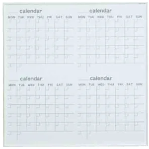 ホワイトボード MRシリーズ (壁掛) カレンダー MR33W 板面寸法 W910×H910 (MR33W)