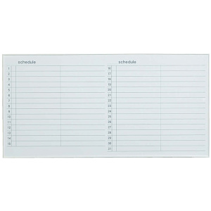 ホワイトボード MRシリーズ (壁掛) スケジュール MR36Y 板面寸法 W1810×H910 (MR36Y)