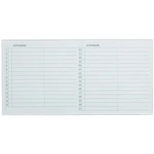 ホワイトボード MRシリーズ (壁掛) スケジュール MR36Y 板面寸法 W1810×H910 (MR36Y)