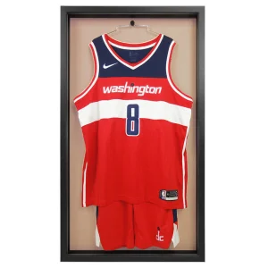 ユニフォーム額 バスケットボール用ユニフォームケース 片面 (受注生産品) ビター 薄茶 UVアクリル (basket_uni_case(bi_br_uv))