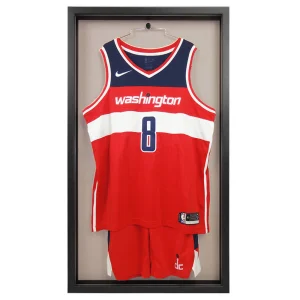 ユニフォーム額 バスケットボール用ユニフォームケース 片面 (受注生産品) ビター グレー UVアクリル (basket_uni_case(bi_gr_uv))