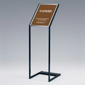 インフォメーションスタンド アルモード 2352 屋内用  ブラック A3タテ