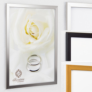 ポスターパネル334 B3 屋内用 4辺開きタテヨコ兼用 カラー:ステン (334-S-B3)