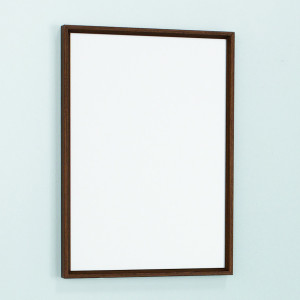 ポスターパネル 345 スリム 4辺開閉式 屋内用 角型 木目ブラウン A2 (345-A2-BR)