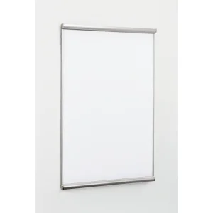 ポスターパネル3523 B1 屋内用 2辺開きタテ カラー:ステン (3523-S-B1)