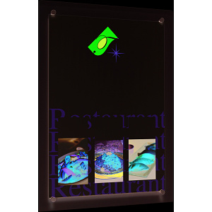 フレームレス アクリルポスターパネル アルモード 353 屋内用 (353-S-B1)