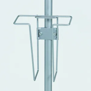 アルモード用 中ポール(15.9φ用) パンフレットラック 「Pラック22 ワイヤーシルバー」 A4三つ折り