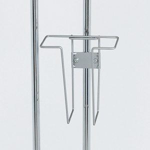 アルモード用 細ポール(12.7φ用) パンフレットラック 「Pラック32 ワイヤーシルバー」 A4三つ折り