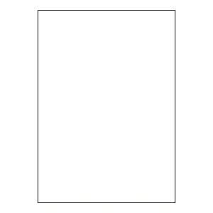 氏名標識 (樹脂タイプ) 104×65×1mm スペア用白名札 10枚入 (045013)