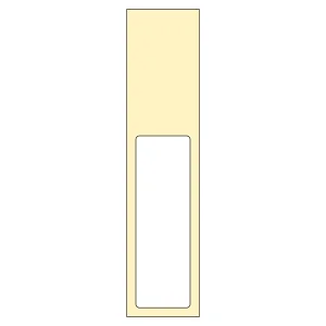 氏名標識 (樹脂タイプ) 170×40×7mm 表記:無地 (046420)