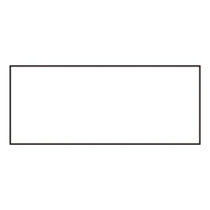 氏名標識 (樹脂タイプ) スペア用白名札 10枚入 仕様:ヨコ型 27×42×0.5mm (046906)