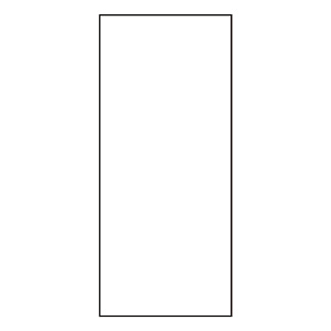 氏名標識 (樹脂タイプ) 70×22×0.5mm スペア用白名札 10枚入 (046907)