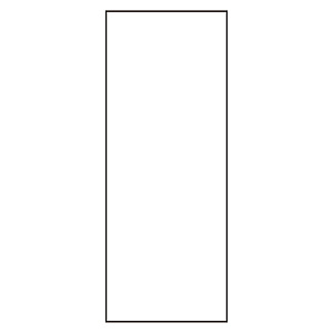 氏名標識 (樹脂タイプ) スペア用白名札 10枚入 70×17×0.5mm (046908)