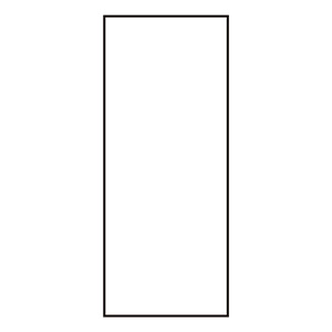 氏名標識 (樹脂タイプ) スペア用白名札 10枚入 仕様:タテ型 47×22×0.5mm (046909)