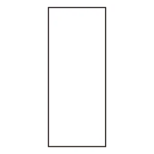 氏名標識 (樹脂タイプ) スペア用白名札 10枚入 仕様:タテ型 47×22×0.5mm (046909)