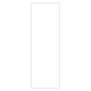 エンビ無地板 短冊型 120×360mm 白 (57221)