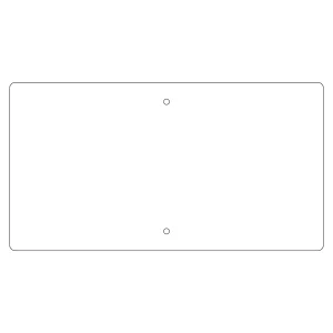 構内標識 400×680 表記:白無地 (108520)