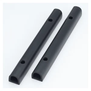カーストップ ゴム製 車止め 2本1組 50×50×450mm (120011)
