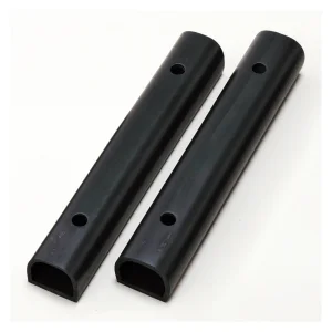 カーストップ ゴム製 車止め 2本1組 70×70×450mm (120020)