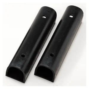 カーストップ ゴム製 車止め 2本1組 100×100×450mm (120030)