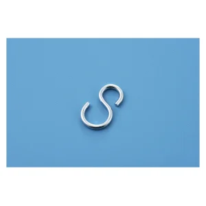 エスカン(Sフック) 鉄ユニクロメッキ 線径2.3mmφ×長さ27.2mm (137130)