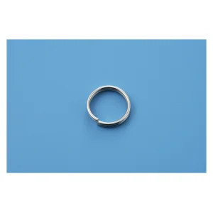 金具 Wリング 鉄ニッケル 10個1組 サイズ:線径1.6mmφ×リング内径18mmφ (137400)