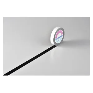 ガードテープ (ラインテープ) 単色 黒 25mm幅×100m (148017)