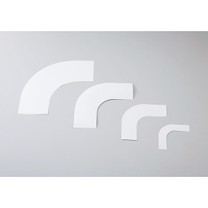 ガードテープ用コーナーテープ 10枚1組 白 サイズ:25mm幅 (150011)