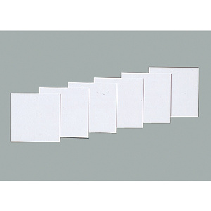 150mm角数字札 仕様:無地 6枚1組 (228015)