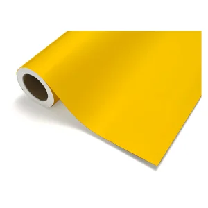 カッティングシート 屋内用 450mm幅×12m巻 (1本売) 黄 (230105)