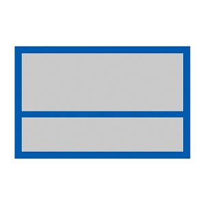 ヘルメット用ステッカー 32×50mm 10枚1組 仕様:無地 (233101)