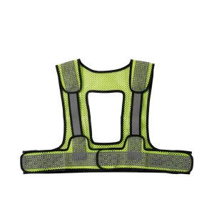 フルハーネス対応 軽涼メッシュ反射ベスト 蛍光イエロー (238292)