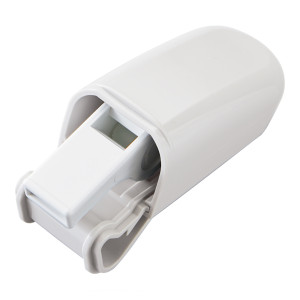 ヘルメット用ホイッスルホルダー (溝付き・溝なし兼用タイプ) ホワイト (241071)