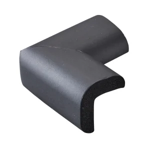 コーナーガード V型タイプ ブラック 約70×70×44mm (246364)