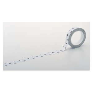 クリーンルーム用ラインテープ 帯電防止タイプ 白 25mm幅 (259011)