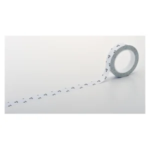 クリーンルーム用ラインテープ 帯電防止タイプ 白 25mm幅 (259011)