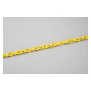 プラスチックチェーン 線径6mmΦ 長さ30m イエロー (284012)