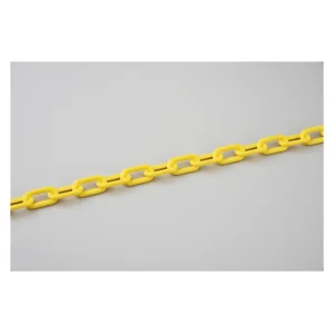 プラスチックチェーン 線径8mmΦ 長さ30m イエロー (284022)