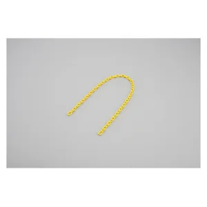プラスチックカラーチェーン 線径6mm 長さ1.2m カラー｜イエロー (284032)