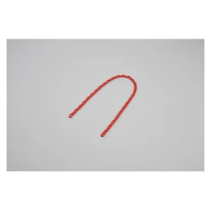 プラスチックカラーチェーン 線径6mm 長さ1.2m カラー｜レッド (284033)