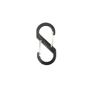 プラスチック製 S型カラビナ SKDシリーズ ブラック (284185)