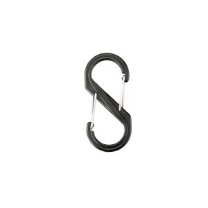 プラスチック製 S型カラビナ SKDシリーズ ブラック (284185)