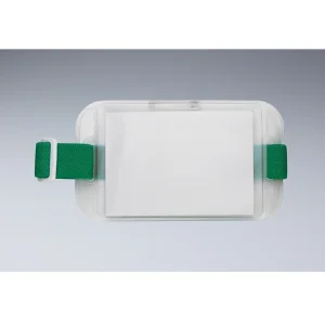 腕章名札 カラー:クリア/緑 (301113)