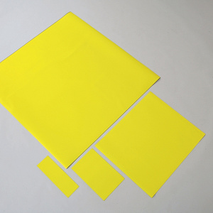 蛍光反射マグネットシート 蛍光イエロー サイズ:100×300×0.75mm (311001)