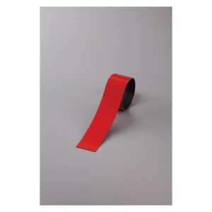 マグネットテープ (反射タイプ) 50mm幅×1m 赤 (312216)