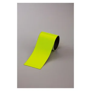 マグネットテープ (高輝度プリズム反射タイプ) 100mm幅×1m 蛍光イエロー (312238)