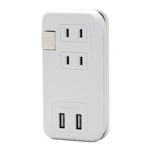USB電源タップ PS-3AC2USB ホワイト (353053)